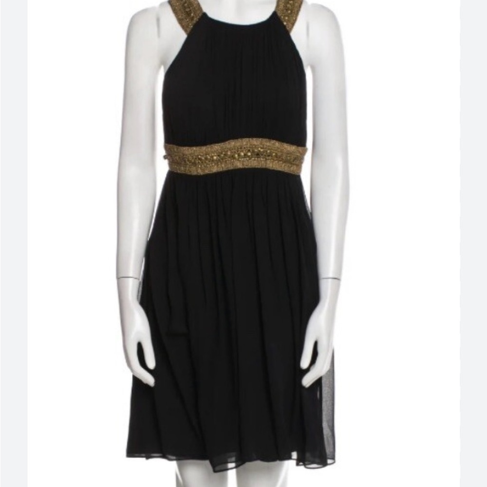 NWT Aidan Mattox 100% Silk Cocktail Dress